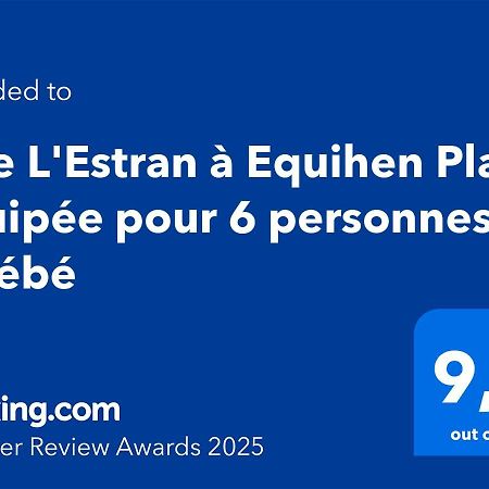Gite L'Estran A Equihen Plage Equipee Pour 6 Personnes + 1 Bebe Экстерьер фото