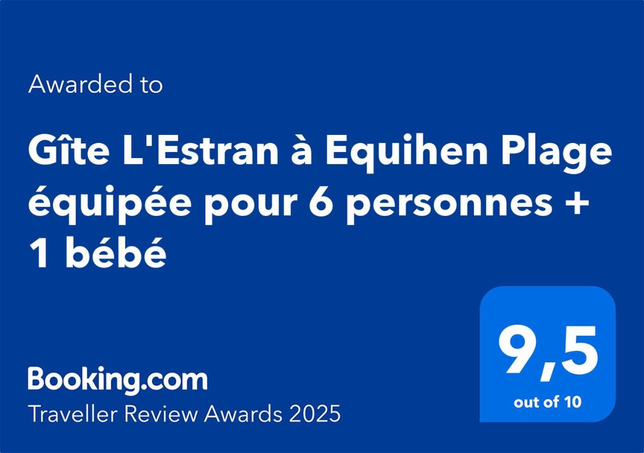 Gite L'Estran A Equihen Plage Equipee Pour 6 Personnes + 1 Bebe Экстерьер фото